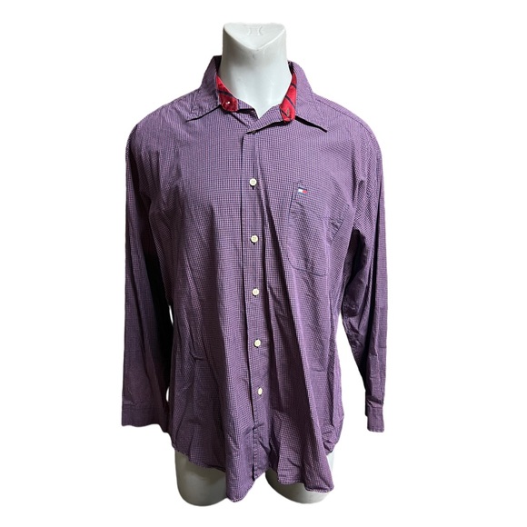 Lot of 5 Tommy Hilfiger Men's Button Down Collar Shirts XL Vintage - Picture 4 of 5